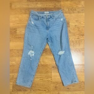 Madewell curvy mom jean size 32